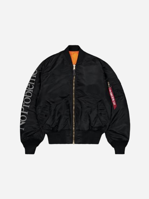 No Problemo Alpha Industries No War MA-1 Jacket