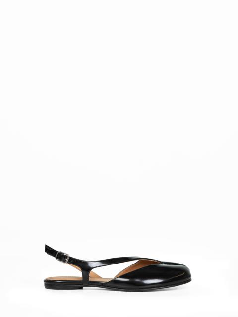 Maison Margiela Black Tabi Slingback Sandal ballet flats