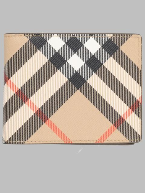 Burberry Burberry Men Portafoglio Bifold Con Stampa Check