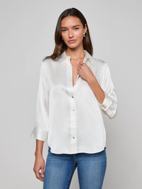 L'AGENCE Dani Silk Blouse