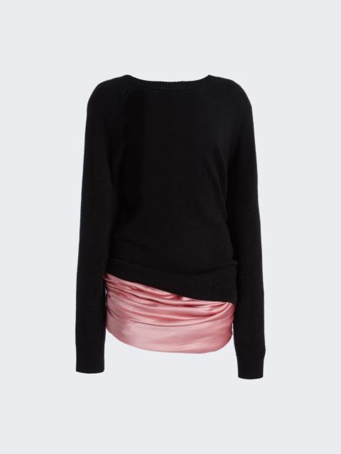 CHRISTOPHER ESBER Monument Cummerbund Silk Mini Dress Neapolitan