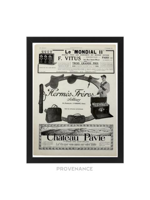 Hermès Hermes Antique Vintage Newsprint Ad - Hermès Frères