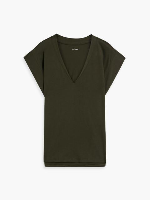 FRAME Cotton-jersey T-shirt