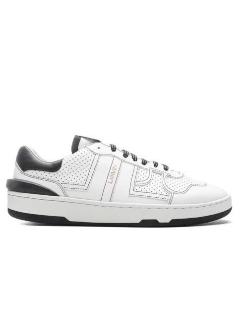 Lanvin LANVIN CLAY LOW TOP SNEAKERS - WHITE/BLACK