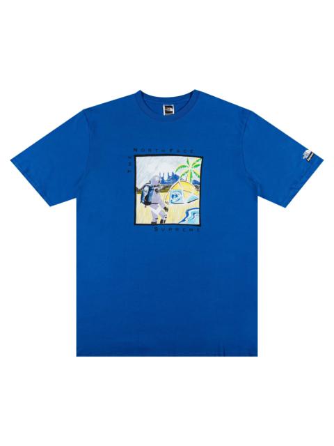 Supreme Supreme x The North Face Sketch Short-Sleeve Top 'Blue'