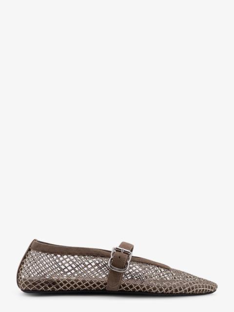 Alaïa Alaia Flat Mesh Ballerinas With Rhinestone Detail