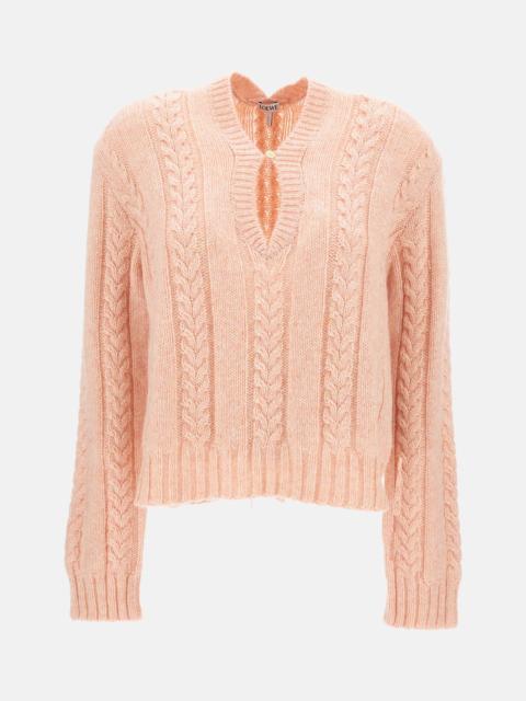 Loewe Loewe Women V Neck Wool Sweater