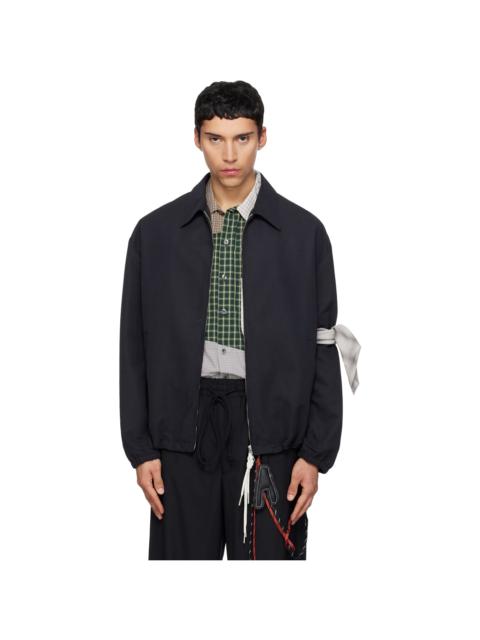 Song for the Mute Black Slim Coach Jacket