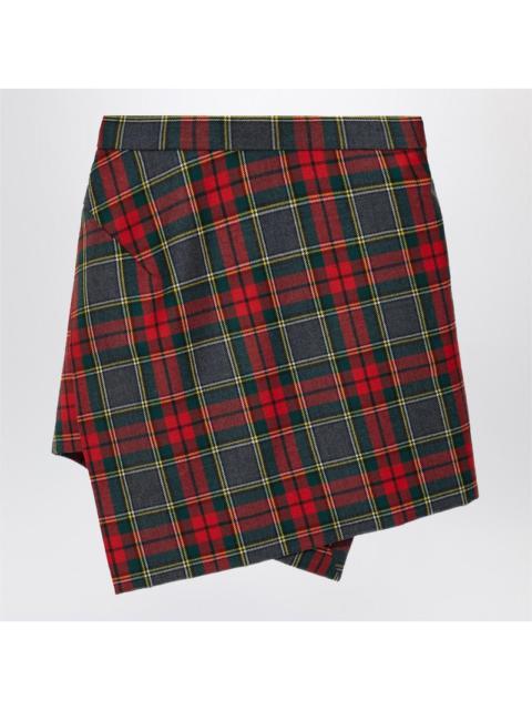 Vivienne Westwood Vivienne Westwood Wool Mini Skirt With Tartan Pattern Women