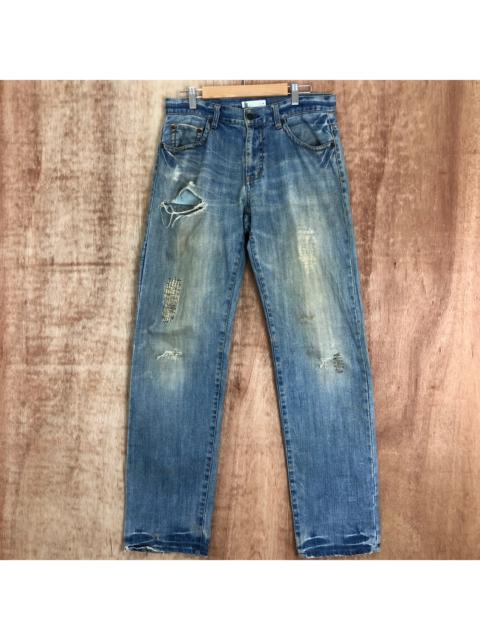 Other Designers Distressed Denim - Japan Back Number Distressed Denim Pants #270