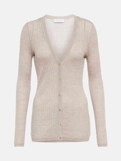 GABRIELA HEARST Emma pointelle cashmere and silk cardigan