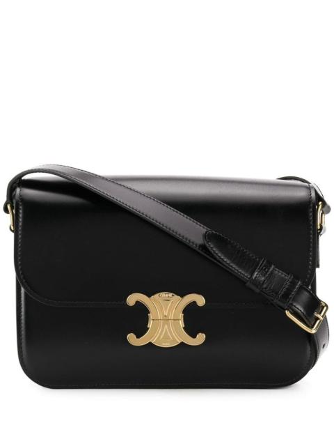 CELINE Celine Women Classique Triomphe Leather Crossbody Bag