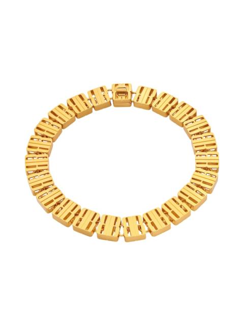 BALENCIAGA Women's Nano Link Necklace in Gold