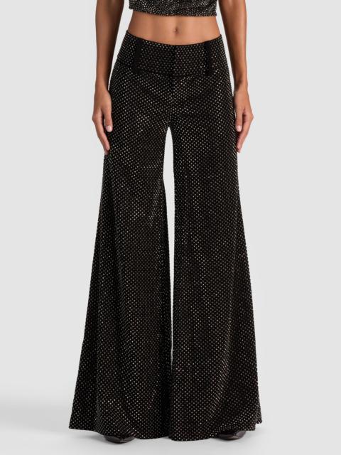 Alice + Olivia OLIVIA EMBELLISHED WIDE LEG PANT
