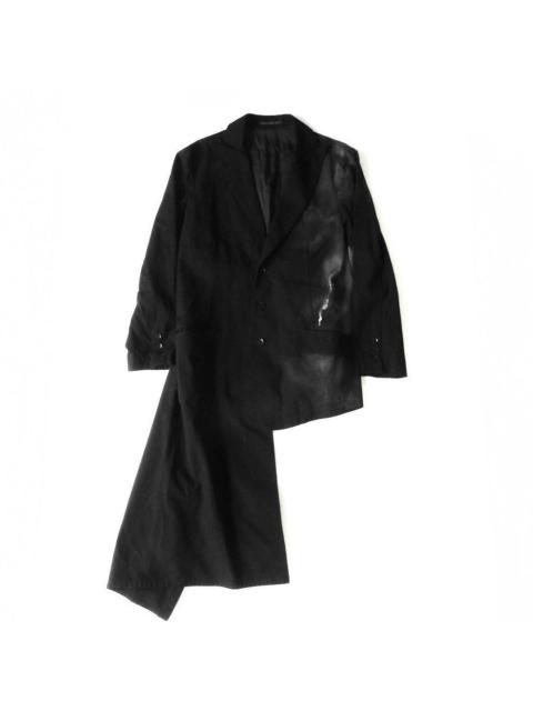 Yohji Yamamoto +Noir AW18 Smoke Paint Jacket