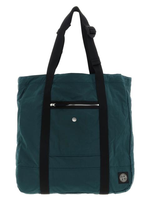 Stone Island Logo patch shopping bag