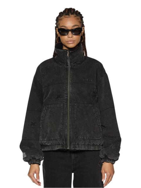 Ksubi REVERSIBLE PUFFER JACKET NOIR KRAFTWERK/BLACK