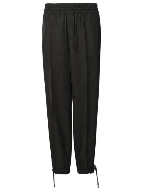Jil Sander Black Viscose Trousers Women