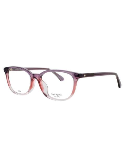 kate spade Kate Spade Ladies Pink Rectangular Eyeglass Frames KAHAISLEYFS1V53