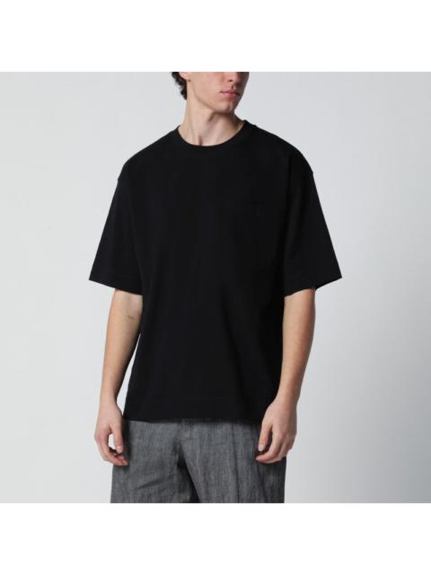 Dries Van Noten Dries Van Noten Black Cotton T-Shirt Men