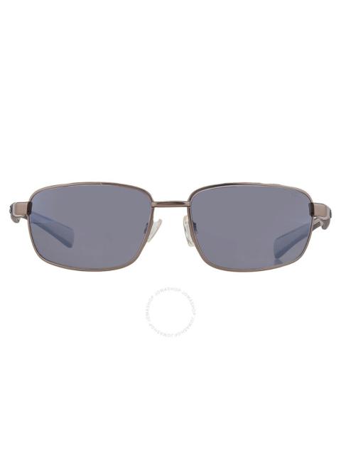 Revo - Revo Shotshell Graohite Polarized Rectangular Men's Sunglasses RE 1017 00 GY 60