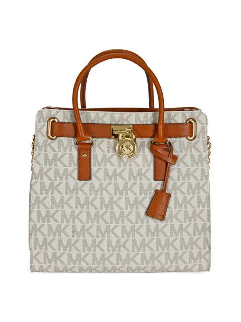 MICHAEL KORS Open Box - Michael Kors Hamilton Large Logo Tote in Vanilla