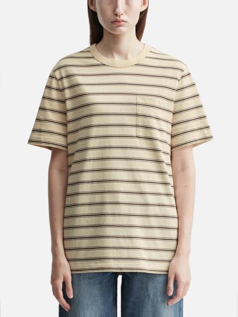 A.P.C. STRIPED T-SHIRT