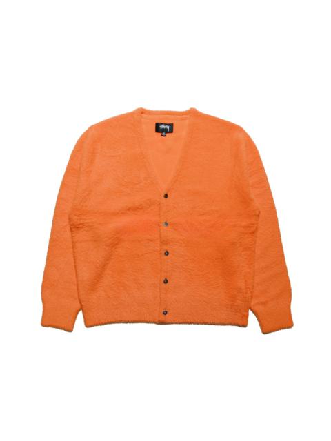 Stüssy Stüssy Shaggy Cardigan Red Orange