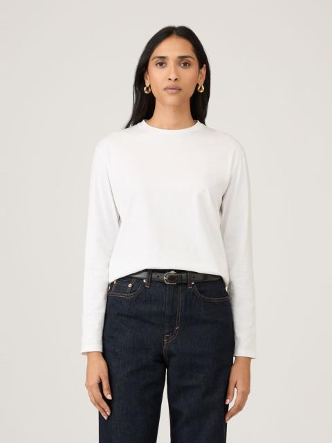 Sunspel Long Sleeve Boy Fit T‑shirt