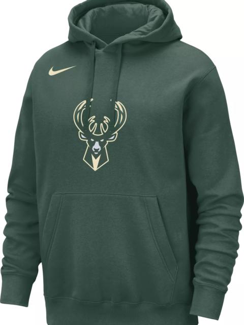Nike Nike Men's Milwaukee Bucks Green Logo Hoodie