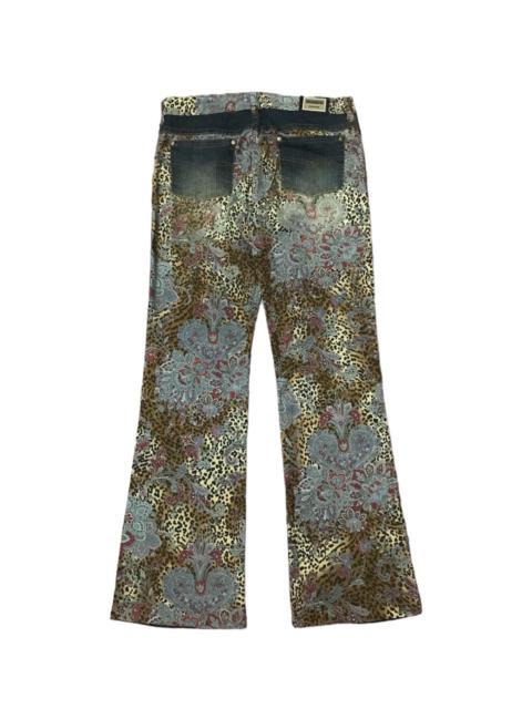 Other Designers Archival Clothing - JAPAN FLARED PANTS LEOPARD DESIGN BACK