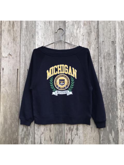 Other Designers American College - University Of Michigan Crewneck Sweatshirt By GU