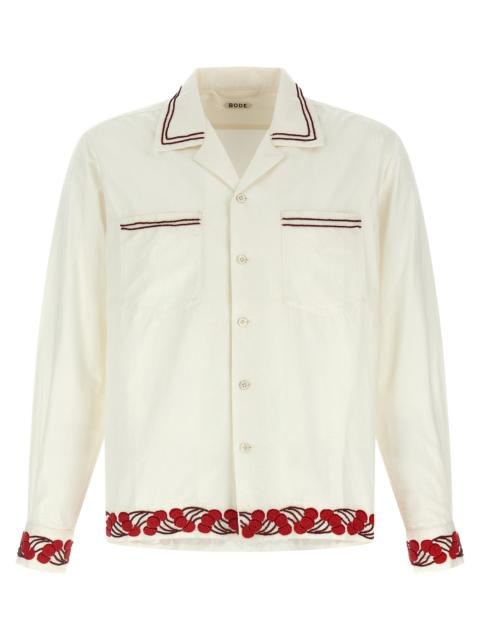 BODE Bode Men 'Cherry Lane Beaded' Shirt