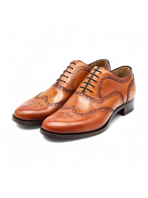 Brogue Leather Oxford Shoes Brown EU 46 US 13 NWB $1295