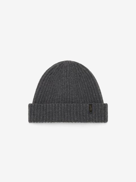 CORNELIANI Melange grey Sublime Cashmere beanie