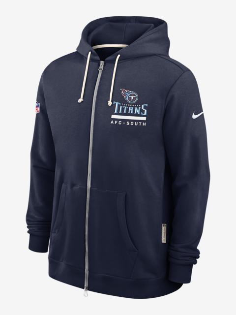 Nike Tennessee Titans Utility Player Sideline Men's Nike Dri-FIT NFL Full-Zip Hoodie