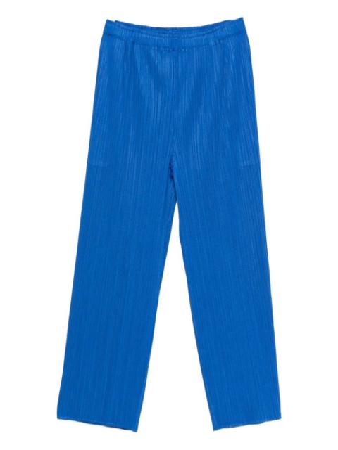 Pleats Please Issey Miyake Pleats Please Issey Miyake Women Pleated Straight Trousers