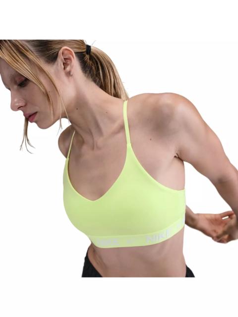 Nike Women's Indy Light Support Padded Adjustable Sports Bra -Yellow