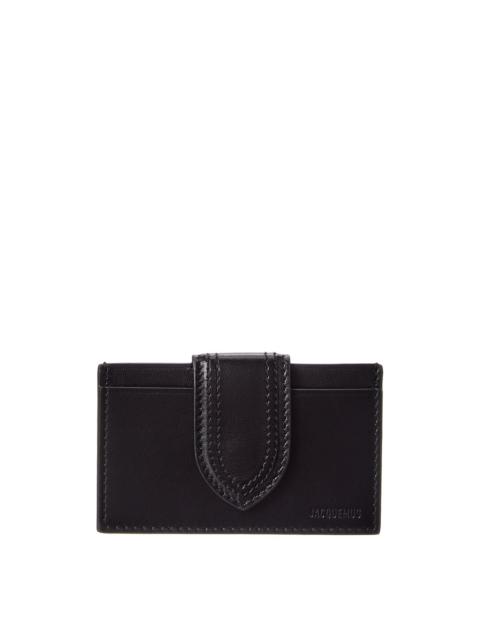 JACQUEMUS Jacquemus Bambino Leather Card Case