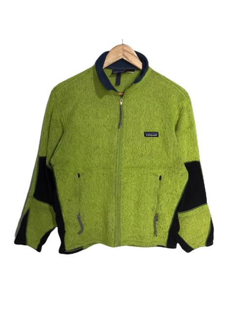 Patagonia green polartec fleece made in usa