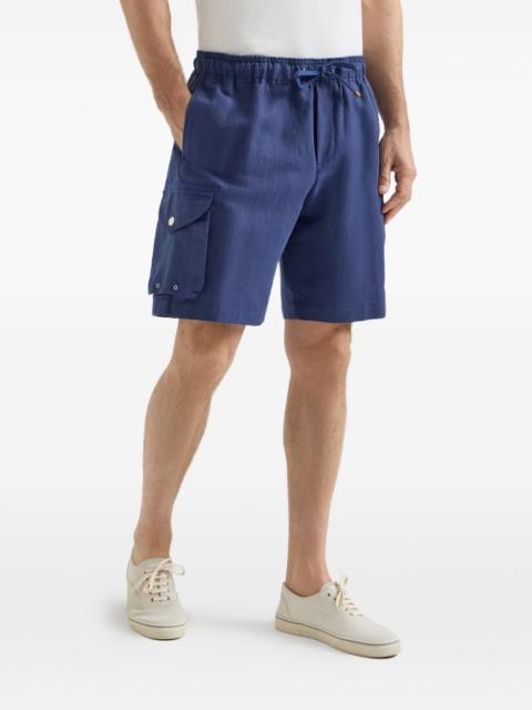 Brunello Cucinelli Brunello Cucinelli Men Linen Cargo Shorts
