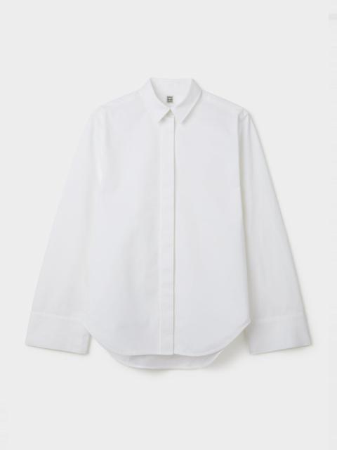 Totême Heavy cotton shirt white