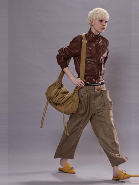 R13 PLEATED POCKET TROUSER