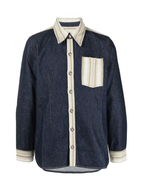 WALES BONNER MILES DENIM SHIRT