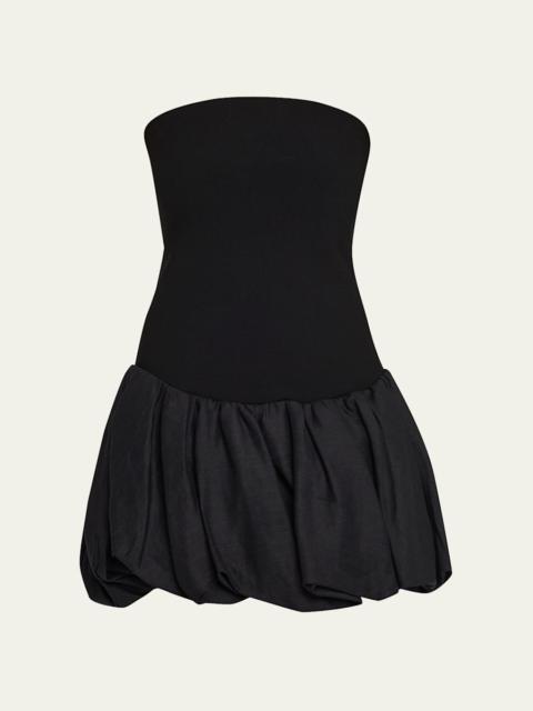 SIMKHAI Pollie Strapless Mini Bubble Dress