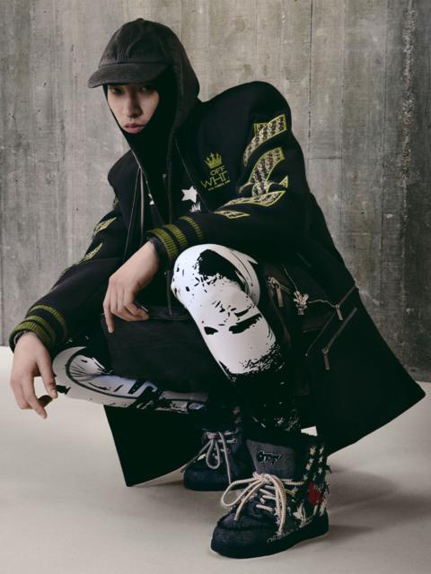 Off-White Off Eagle Twill Wo Varsity Coat