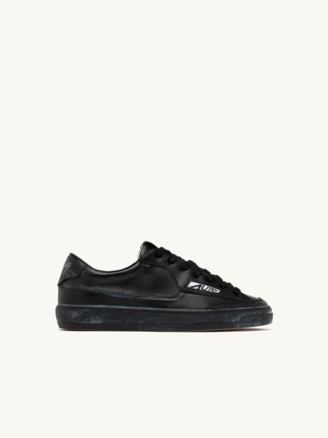 AUTRY WINDSCAPE LOW SUPER VINTAGE SNEAKERS IN BLACK LEATHER
