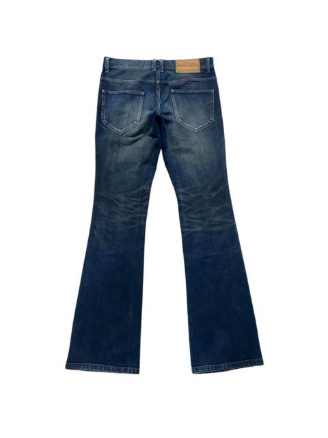 Other Designers 5351 Pour Les Hommes Rusty Blue Denim Flare Jeans