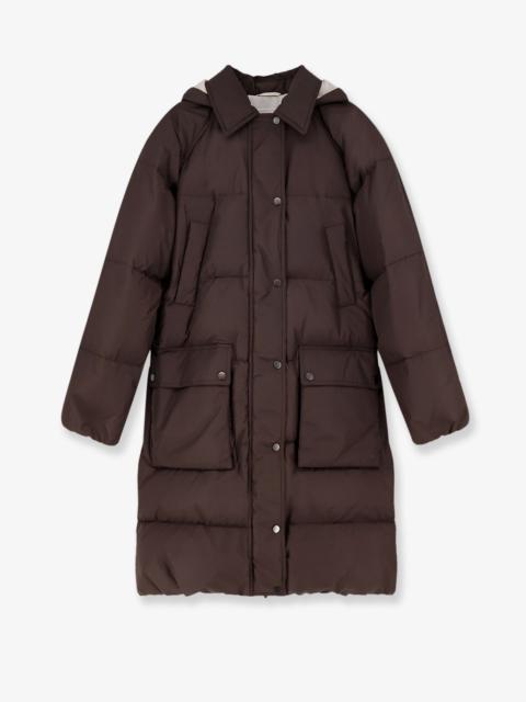 Brunello Cucinelli Brunello Cucinelli Nylon And Cotton Long Down Jacket