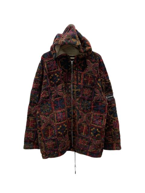 Other Designers Rare - Espero Fleece Flora Printed Hoodie Jacket